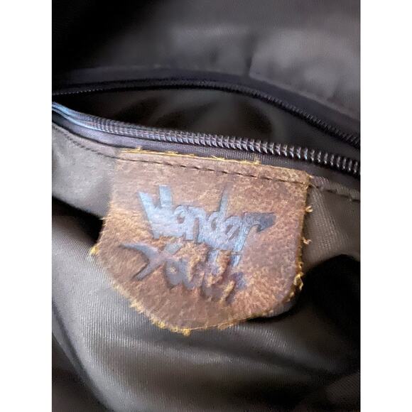 Wonder Youth Oversized brown Canvas Women’s Shoulder Bag - Picture 8 of 15